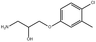 1 - 氨基-3 - (4 - 氯-3 - 甲基)丙二醇 结构式