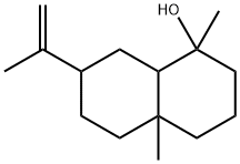 Decahydro-1,4a-dimethyl-7-(1-methylvinyl)-1-naphthalenol 结构式