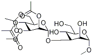 Methyl 3-O-(2’,3’,4’,6’-O-Tetraacetyl-α-D-mannopyranosyl)-α-D-mannopyranoside 结构式