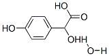 DL-4-羟基扁桃酸单水化合物 结构式