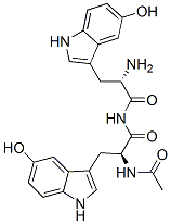 N-acetyl-5-hydroxytryptophyl-5-hydroxytryptophanamide 结构式