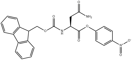 N-FMOC-天冬氨酸-对硝基苯酯 结构式