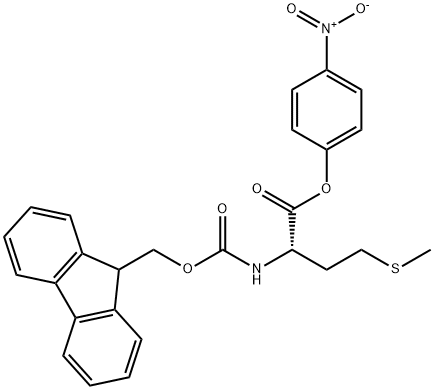 FMOC-L-蛋氨酸对硝基苯酯 结构式
