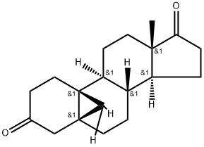 5b,19-Cycloandrostane-3,17-dione-d2 结构式