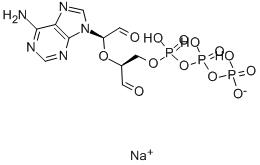 腺苷-5`-三磷酸钠盐,高碘酸氧化过的 结构式