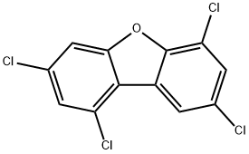 1,3,6,8-tetrachlorodibenzofuran 结构式