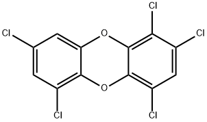 1,2,4,6,8/1,2,4,7,9-五氯二苯并-对-二恶英 结构式