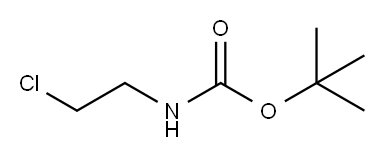 N-BOC-2-氯乙胺 结构式