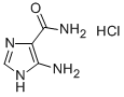 4-氨基-5-咪唑甲酰胺盐酸盐 结构式