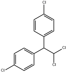1,1-Bis(4-chlorophenyl)-2,2-dichloroethane 结构式