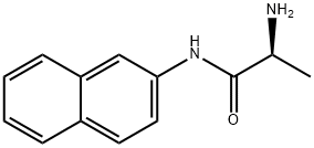 L-丙氨酰-2-萘胺 结构式