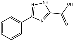 3-苯基-1H-1,2,4-三唑-5-羧酸 结构式