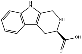 (R)-2,3,4,9-四氢-9H-吡啶并[3,4-B]吲哚-3-甲酸 结构式