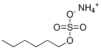 azanium 1-sulfonatooxyhexane 结构式