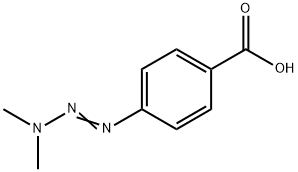 1-(4-carboxyphenyl)-3,3-dimethyltriazene 结构式