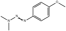 1-(4-METHYLOXYPHENYL)-3,3-DIMETHYLTRIAZENE 结构式