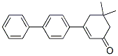 5,5-Dimethyl-3-(p-phenylphenyl)cyclohex-2-enone 结构式