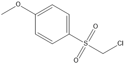 Chloromethyl(p-methoxyphenyl) sulfone 结构式