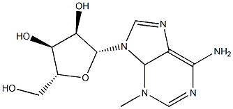 3-methyladenosine 结构式