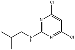 4,6-二氯-N-异丁基嘧啶-2-胺 结构式