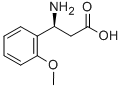 (S)-3-氨基-3-(2-甲氧基苯基)-丙酸 结构式