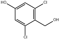 3,5-二氯-4-(羟甲基)苯酚 结构式