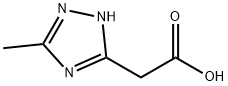 5-甲基-4H-1,2,4-三唑-3-乙酸 结构式