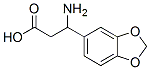 3-氨基-3-苯并[1,3]二氧杂环戊烯-5-基-丙酸 结构式
