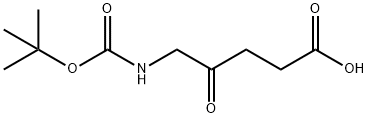 N-Boc-5-aminolevulinic acid 结构式