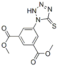 5-[(2,5-Dihydro-5-thioxo-1H-tetrazol)-1-yl]-1,3-benzenedicarboxylic acid dimethyl ester 结构式