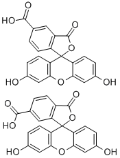 5(6)-羧基荧光素 结构式