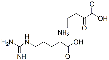 L-arginine mono(3-methyl-2-oxovalerate) 结构式