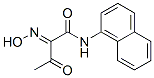 2-HYDROXYIMINO-N-NAPHTHALEN-1-YL-3-OXO-BUTYRAMIDE 结构式