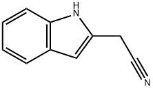1H-Indole-2-acetonitrile(9CI) 结构式
