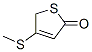 4-Methylthiothiophen-2(5H)-one 结构式