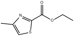 4-甲基噻唑-2-甲酸乙酯 结构式