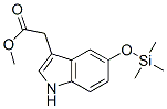 5-[(Trimethylsilyl)oxy]-1H-indole-3-acetic acid methyl ester 结构式