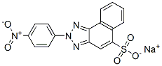 2-(4-Nitrophenyl)-2H-naphtho[1,2-d]triazole-5-sulfonic acid sodium salt 结构式