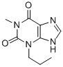 1-methyl-3-propylxanthine 结构式