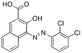 4-[(2,3-dichlorophenyl)azo]-3-hydroxy-2-naphthoic acid  结构式