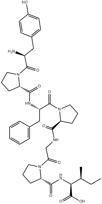 Β-酪啡肽-7 结构式