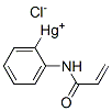 ((N-acryloylamino)phenyl)mercuric chloride 结构式