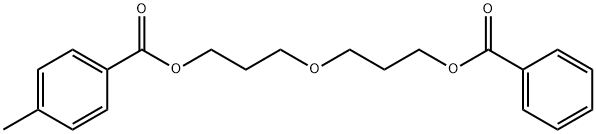 4-Methylbenzoic acid 3-[3-(benzoyloxy)propoxy]propyl ester 结构式