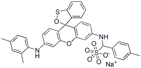 sodium [[6'-[(2,4-dimethylphenyl)amino]spiro[3H-2,1-benzoxathiole-3,9'-[9H]xanthene]-3'-yl]amino]xylenesulphonate S,S-dioxide