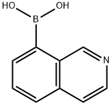 异喹啉-8-硼酸 结构式
