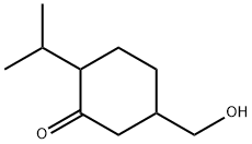 Cyclohexanone, 5-(hydroxymethyl)-2-(1-methylethyl)- (9CI) 结构式