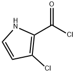 1H-Pyrrole-2-carbonyl chloride, 3-chloro- (9CI) 结构式