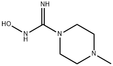 1-Piperazinecarboximidamide,N-hydroxy-4-methyl- 结构式