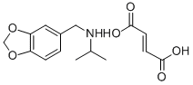 1,3-Benzodioxole-5-methanamine, N-(1-methylethyl)-, (E)-2-butenedioate  (salt) (1:1) 结构式