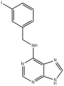 N-(3-碘苯)-9H-嘌呤-6-胺 结构式